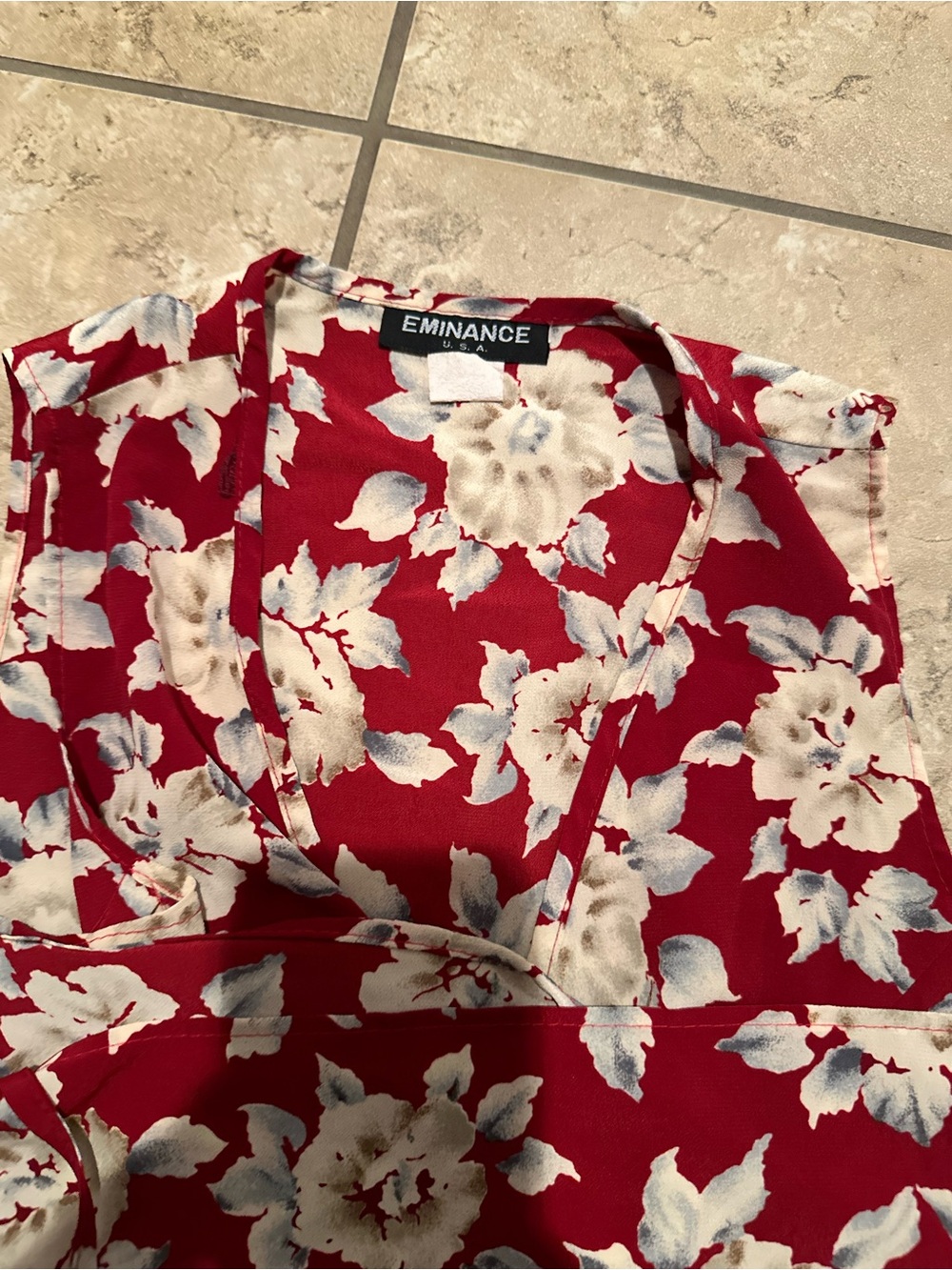FLORAL MINI WRAP DRESS - Picture 2 of 5